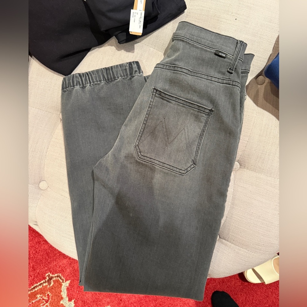 MOTHER Women's The Wrapper Patch Springy Ankle Jeans